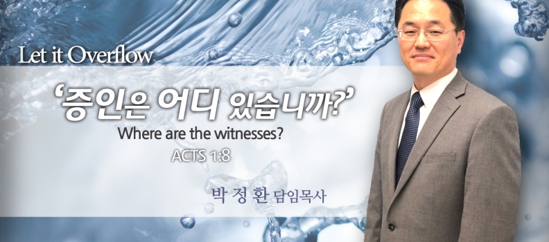 Let it Overflow 13 행 1:8    증인은 어디 있습니까?