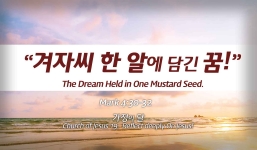 Church of Jesus 19 마가복음(Mark) 4:30-32 “겨자씨 한 알에 담긴 꿈”