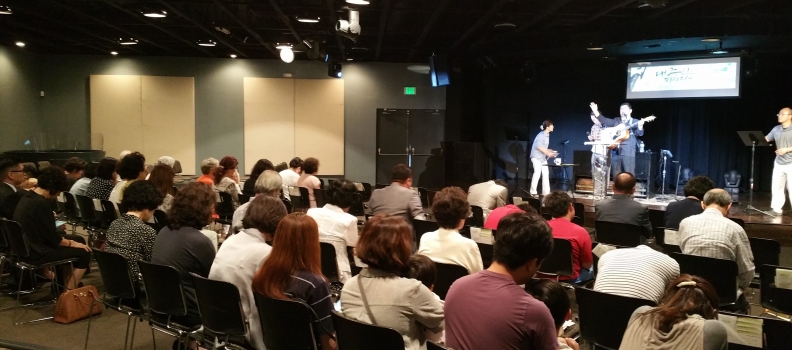 8/7 주일예배와 교역자들과